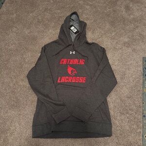 Catholic University Lacrosse UA Sweatshirt Hoodie NWT